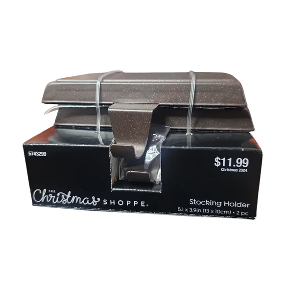 2pk Brushed Bronze Metal Shelves/ Mantel Hangers - Picture 8 of 8